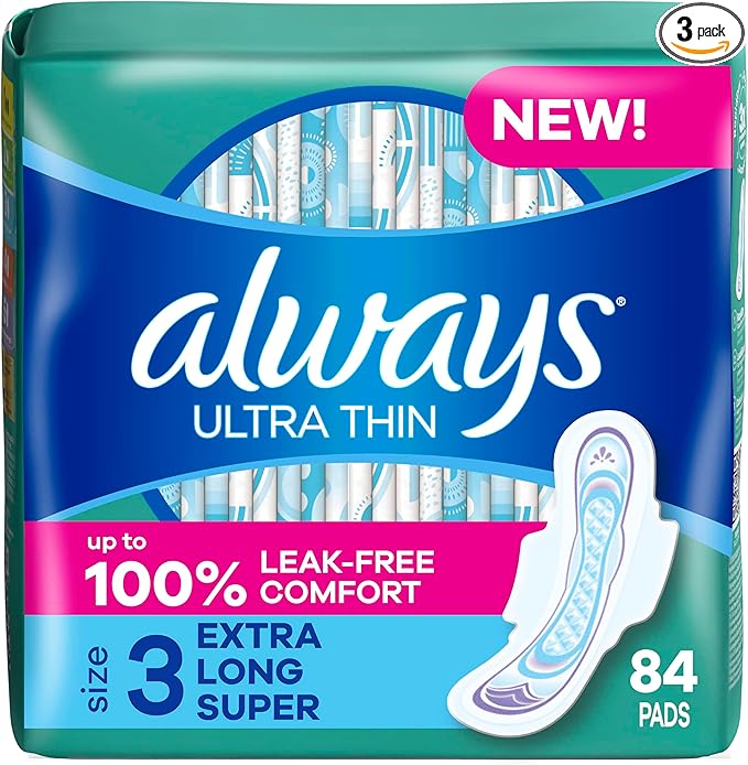Always Ultra Thin- Size 3- 84 Count