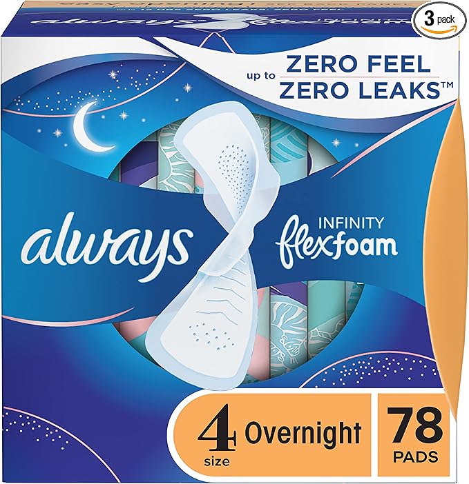 Always Infinity Flexfoam- Size 4- 78 Count