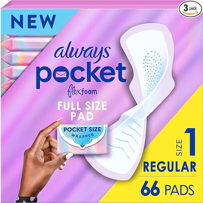 Always Pocket FlexFoam-Size 1-66 Count