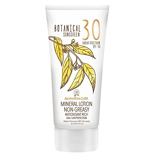 Australian Gold Botanical Sunscreen Mineral Lotion, SPF 30, 5 Ounce