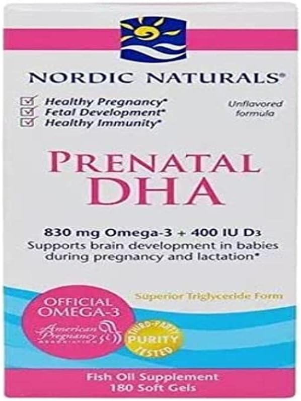 Nordic Naturals Prenatal DHA- 180 softgels