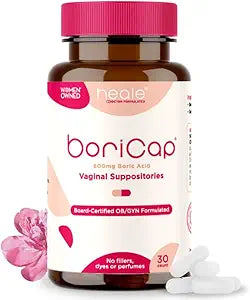 BoriCap Boric Acid Vaginal Suppositories - 30 count