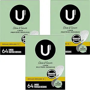 Kotex Lightdays Liners Regular, Soft and Silky- 192 Count