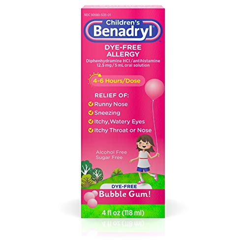 Benadryl 4-fl. oz of Children's Dye-Free Allergy Liquid