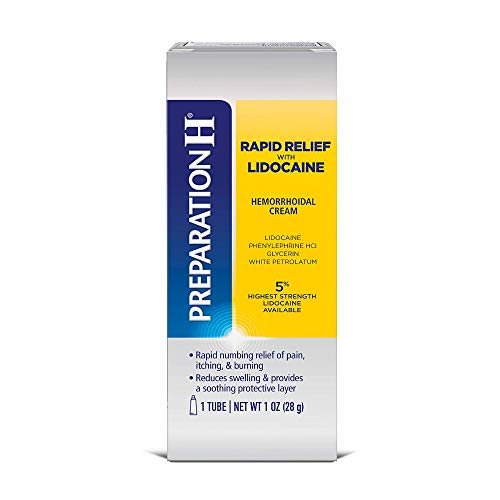 Preparation H Rapid Relief With Lidocaine Cream