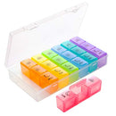 Big Hull Organizer 3 Times a Day Large Weekly Pill Box