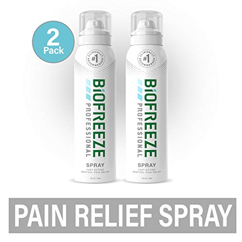 Biofreeze Professional Pain Relief Spray- 2 pack