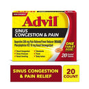 Advil Sinus Congestion And Pain Relief Tablets - 20 Count