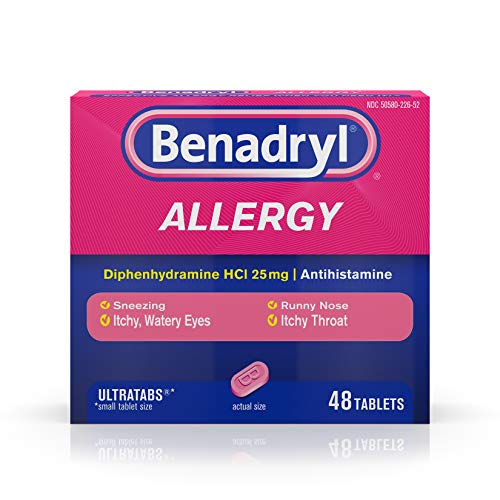 Benadryl Antihistamine Allergy Relief 25 Mg - 48 tablets