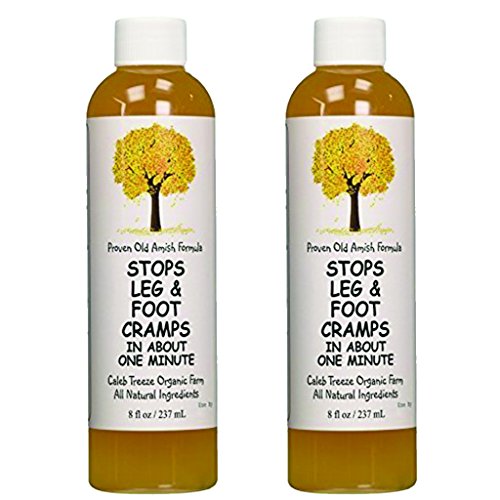 Caleb Treez Stops Leg & Foot Cramps  8oz- 2 pack