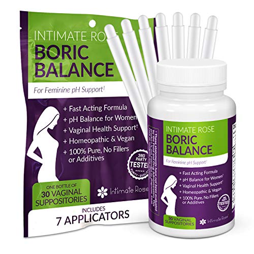 Boric Acid Suppositories pH Balance Vaginal Suppository