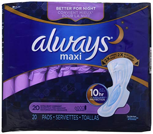 Always Extra Heavy Overnight Maxi Pads