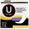 U by Kotex Lightdays Extra Coverage Panty Liners- 112 count