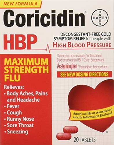 Coricidin Hbp Maximum Strength Flu