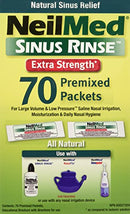 NeilMed Sinus Rinse Pre-Mixed Hypertonic Packets- 70 packets