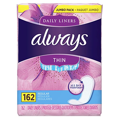 Always Thin Daily Liners - 162 count