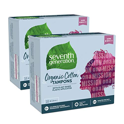 Seventh Generation Organic Cotton Comfort Applicator Tampons- 32 count - Super