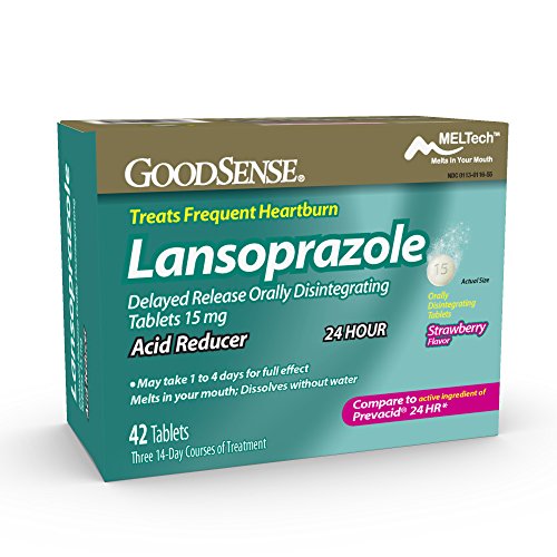 Goodsense Lansoprazole acid reducer- 42 tablets