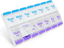 Ezy Dose Weekly Pill Organizer and Planner