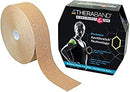 THERABAND Kinesiology Tape, Water Resistant-- 4" x 13.3 foot roll--Beige