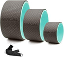 Yoga Wheel/Roller Set, (3 Pack, 13, 10, 6 inch)