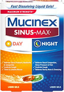 Mucinex Sinus-Max Max Strength Day & Night Liquid Gels (24ct)