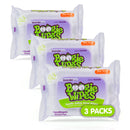 Boogie Wipes Lavender - Pack of 3 (90 Total Wipes)